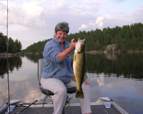 Fishing for Walleye on the French River